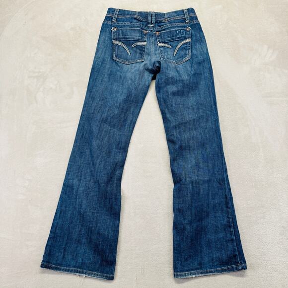 Vintage‎ Joe's Jeans Women's 28 Provocateur Bootcut 90s USA Medium Wash Low Rise - Picture 6 of 13